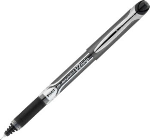 Pilot V7 Grip Hi-Tecpoint Siyah İğne Uçlu Roller Kalem - Image 1