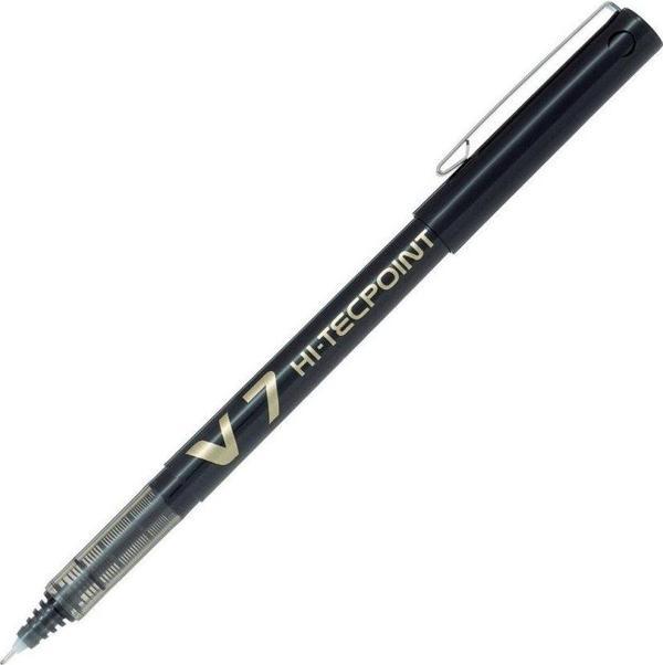 Pilot V7 Hi-Tecpoint Siyah İğne Uçlu Roller Kalem - Image 1