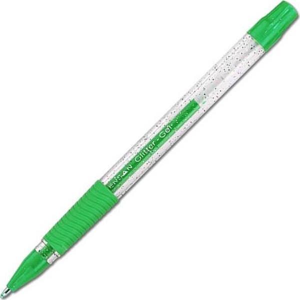 Pensan Jel Kalem Glitter 1 mm Simli Yeşil - Image 1