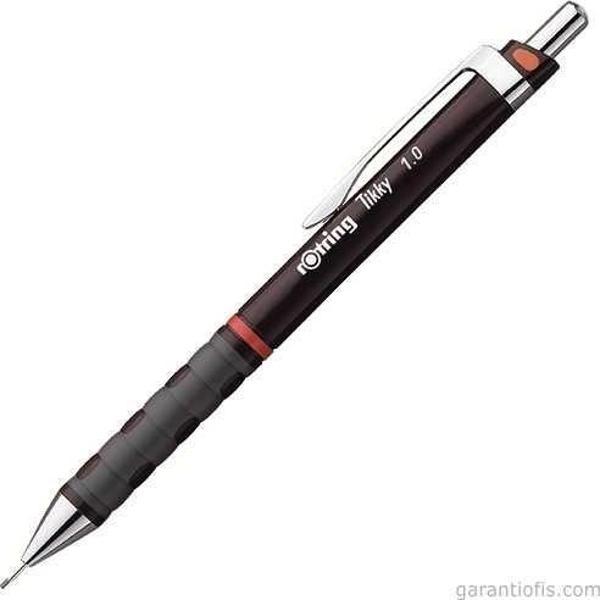 ROTRİNG Tikky RD 0,9 mm/1,0 mm Mekanik Kurşun Kalem Bordo - Image 1