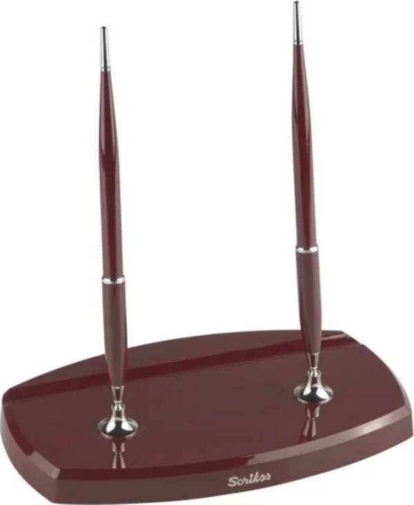 Scrikss 17 Masa Takımı Bordo (Dolmakalem + Tükenmez) - Image 1