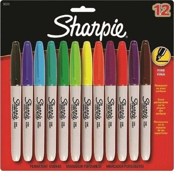 SHARPİE FİNE PERMANENT MARKÖR 12 RENK (2065404) - Image 1