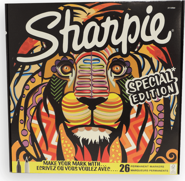 Sharpie Fine Permanent Markör 26'lı Karışık kutu- Aslan 2110123 - Image 1
