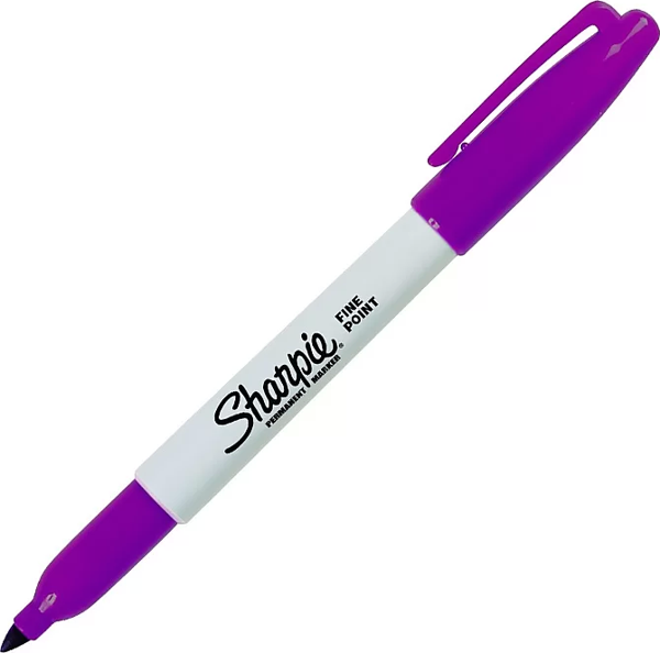 SHARPİE FİNE PERMANENT MARKÖR MOR (1741398) - Image 1