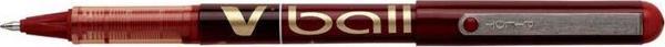 Pilot V-Ball Roller Kalem Yuvarlak Uç 0.7 mm Kırmızı - Image 1