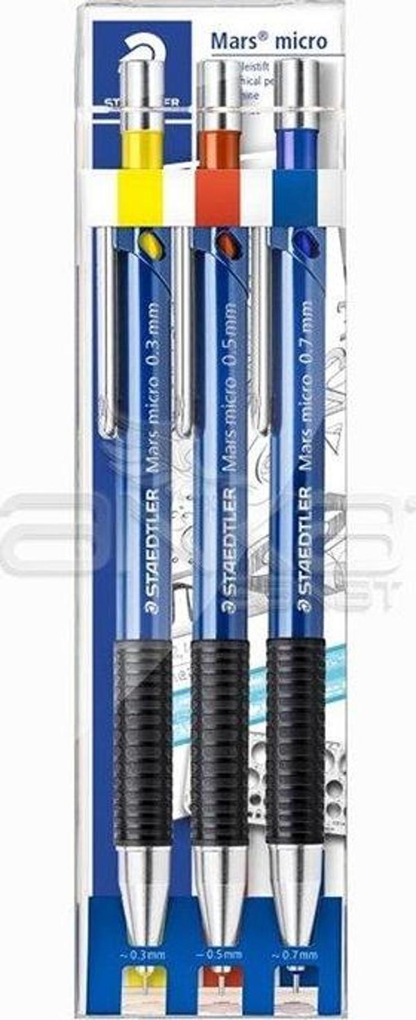 Staedtler Mars Micro 3lü Mekanik Kurşun Kalem Seti - Image 1