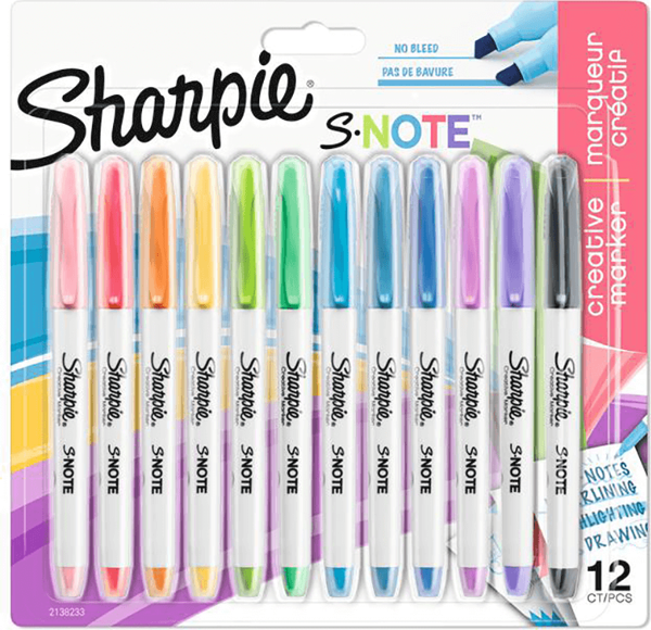 Sharpie Snote Kreatif Markör Karışık 12’li BLS 2138233 - Image 1