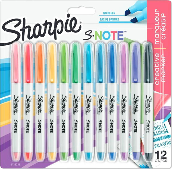 SHARPİE SNOTE KREATİF PERMANENT MARKÖR 12 RENK (2138233) - Image 1
