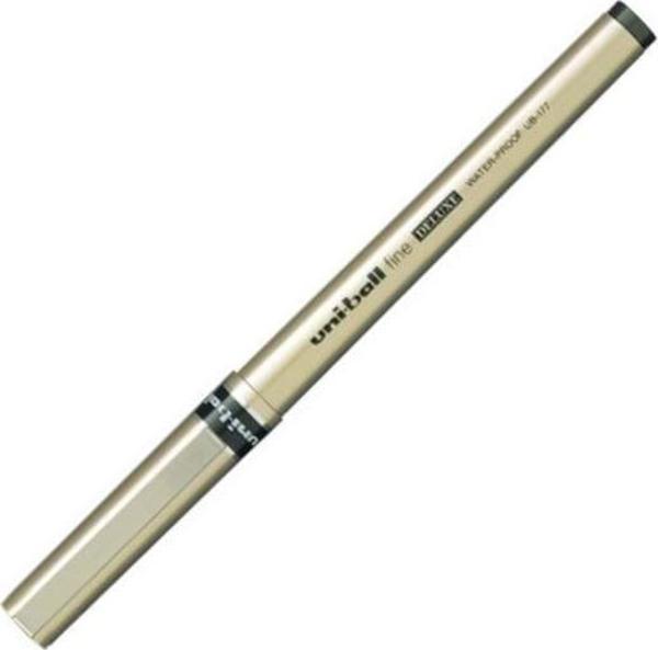 Uni Ball UB-177 Fine Deluxe Mavi Roller Kalem (0,7mm) - Image 1