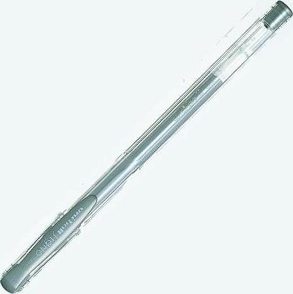 Uni ball UM-100 Signo Jel Gümüş Roller Kalem (0,8mm) - Image 1