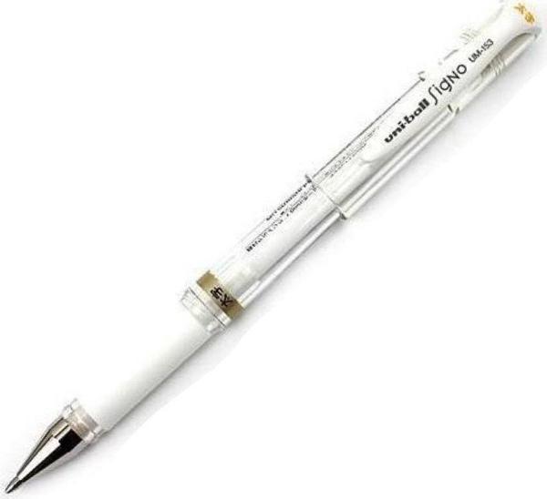 Uni Ball UM-153 Signo Broad Beyaz Roller Kalem (1,0mm) - Image 1
