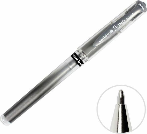 Uni Ball UM-153 Signo Broad Gümüş Roller Davetiye Kalemi (1,0mm) - Image 1