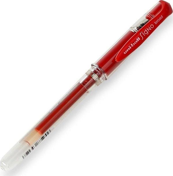 Uni Ball UM-153 Signo Broad Kırmızı Roller İmza Kalemi (1,0mm) - Image 1
