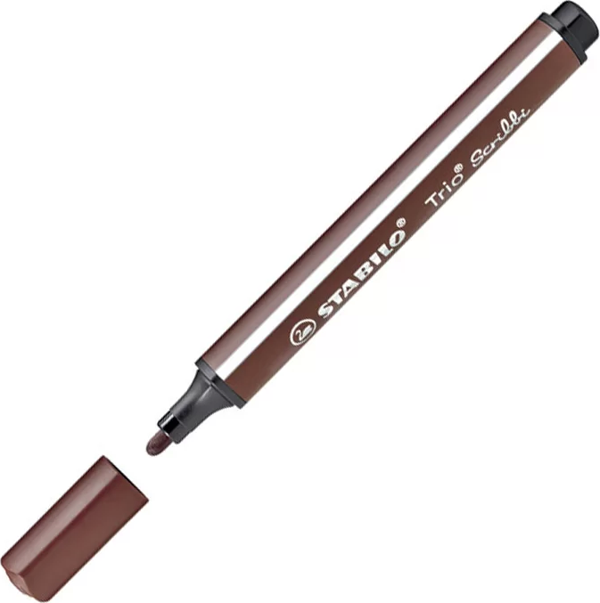 STABİLO 368-945 TRİO JUMBO KEÇELİ KALEM KAHVE - Image 1