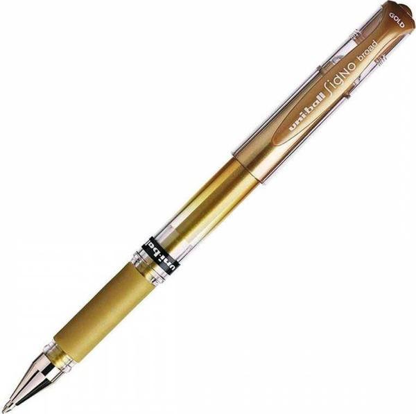 Uni-Ball Broad Roller Kalem 1 mm Gold - Image 1