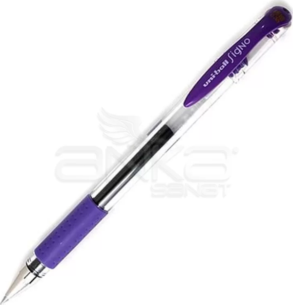 Uni Signo Needle İğne Uçlu Jel Kalem 0.38mm Mor - Image 1