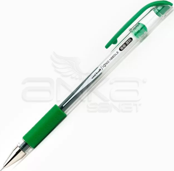 Uni Signo Needle İğne Uçlu Jel Kalem 0.38mm Yeşil - Image 1