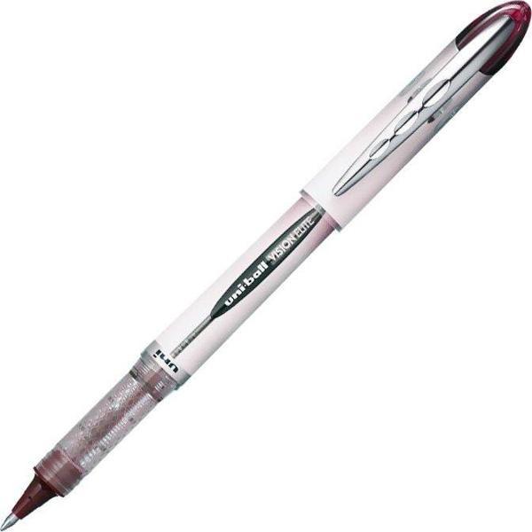 UNİ UB-200 VİSİON ELİTE ROLLER KALEM 0.8 KIRMIZI-SİYAH - Image 1