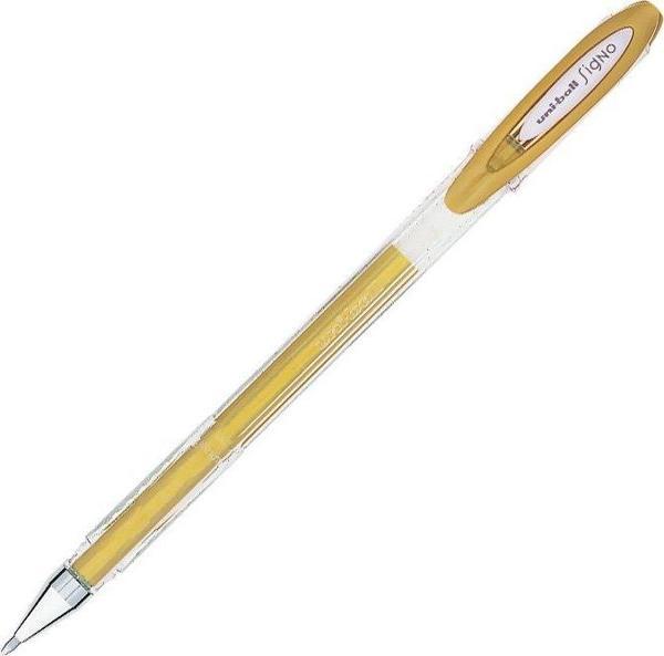 UNİ UM-120NM SİGNO NOBLE JEL KALEM 0.8 METALİK ALTIN - Image 1