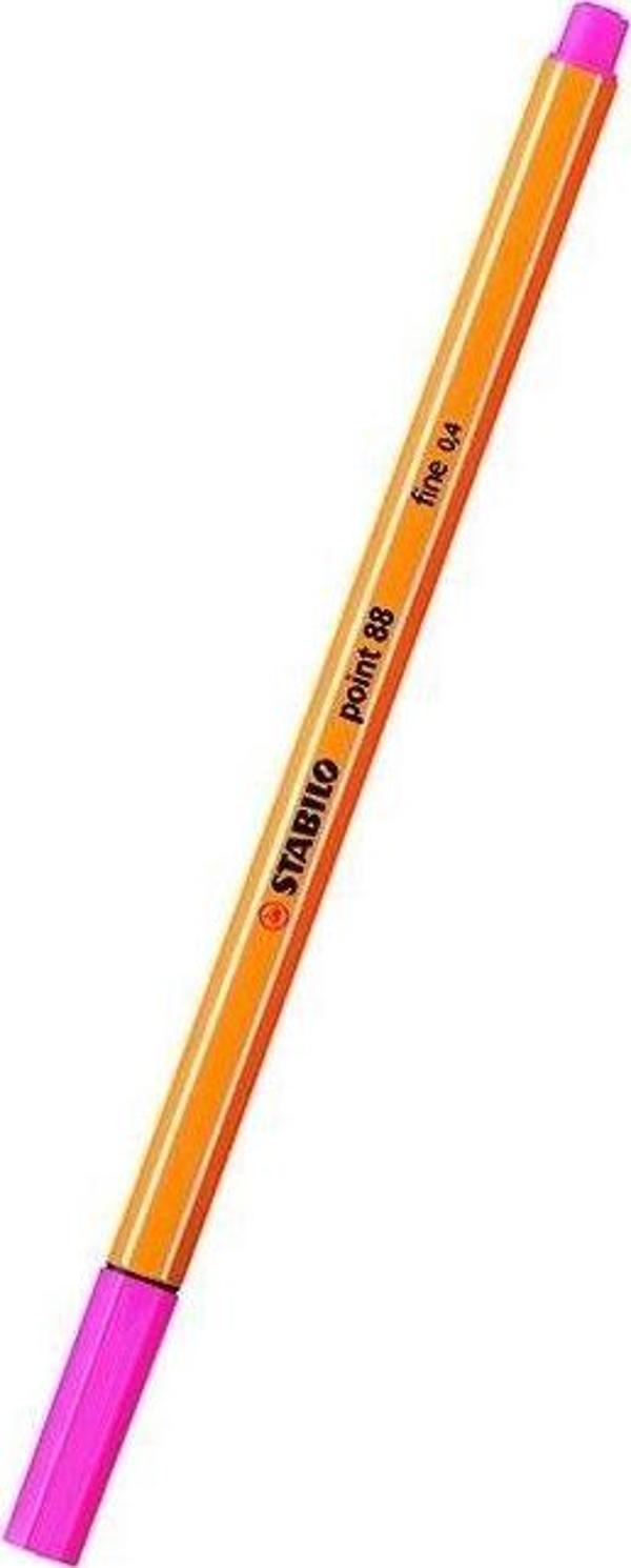 Stabilo Point 88/56 Pembe İnce Uçlu Keçeli Kalem (0,4 mm) - Image 1
