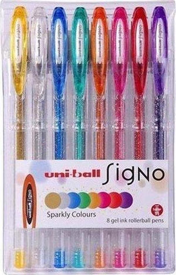 UNI-BALL UM-120 SIGNO SPARKLING SIMLI 1,0mm (8 RENK) - Image 1
