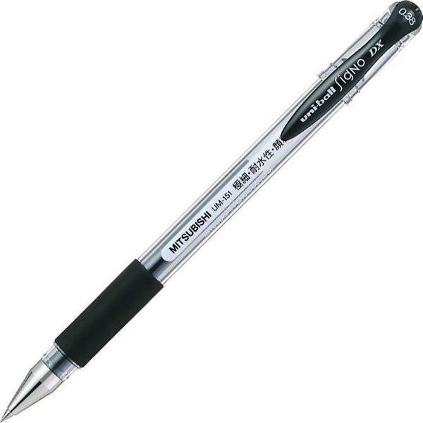 UNİ UM-151 SİGNO DX MİCRO JEL KALEM 0.38 SİYAH - Image 1