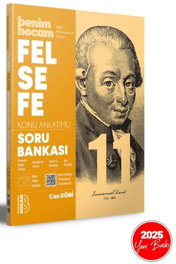 Benim Hocam Yayınları 2025 11. Sınıf Felsefe Konu Anlatımlı Soru Bankası 9786256073449 - Benim Hocam Yayınları - Image 1