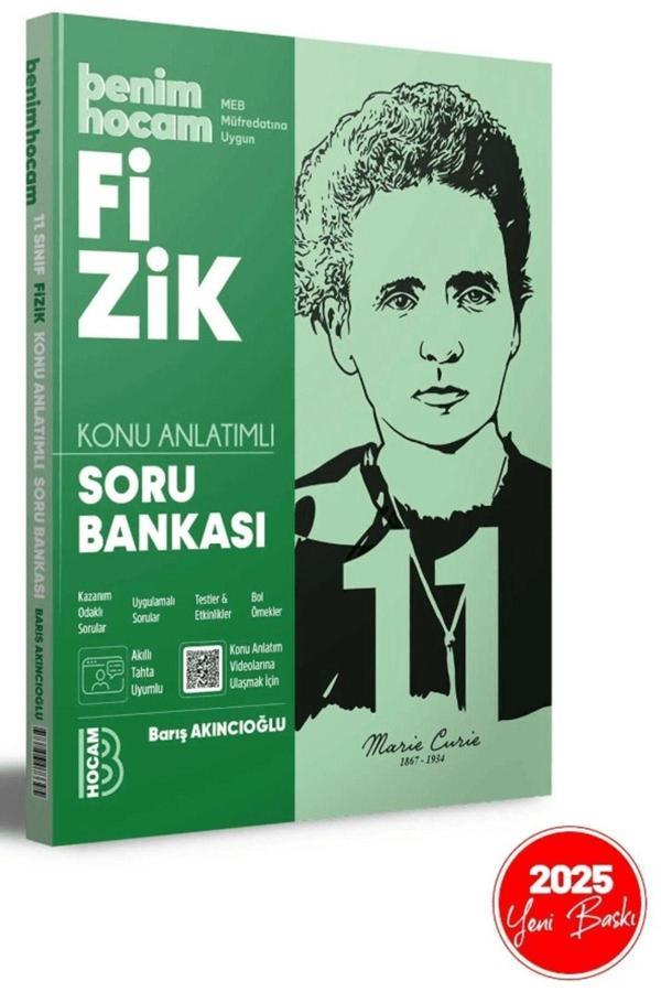 Benim Hocam Yayınları 2025 11. Sınıf Fizik Konu Anlatımlı Soru Bankası 9786256073395 - Benim Hocam Yayınları - Image 1