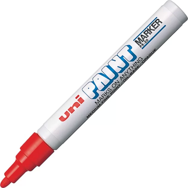 UNİ PX-20 YAĞ BAZLI PAİNT MARKÖR 2.2-2.8mm KIRMIZI - Image 1