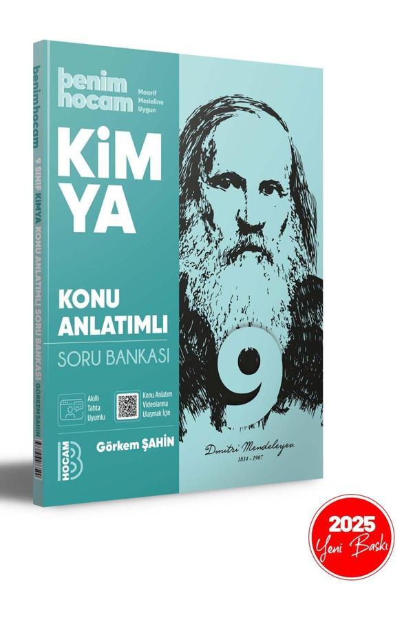 Benim Hocam Yayınları 2025 9. Sınıf Kimya Konu Anlatımlı Soru Bankası - Benim Hocam Yayınları - Image 1