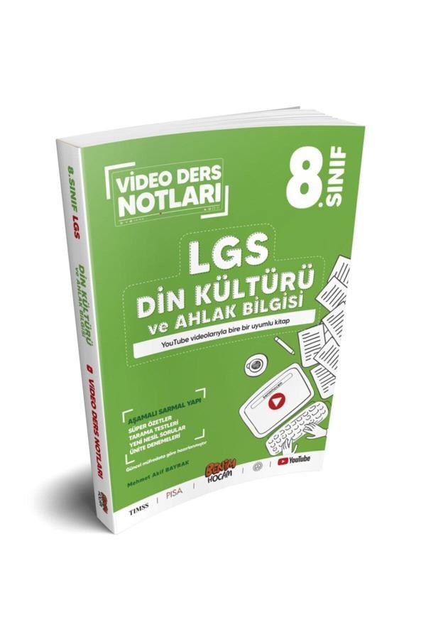 Benim Hocam Yayınları 8. Sınıf Lgs Din Kültürü Ve Ahlak Bilgisi Video Ders Notları - Benim Hocam Yayınları - Image 1