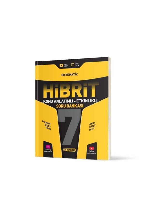 Hız Yayınları 7. Sınıf Matematik Hibrit Konu Anlatımlı Etkinlikli Soru Bankası - Hız Yayınları - Image 1