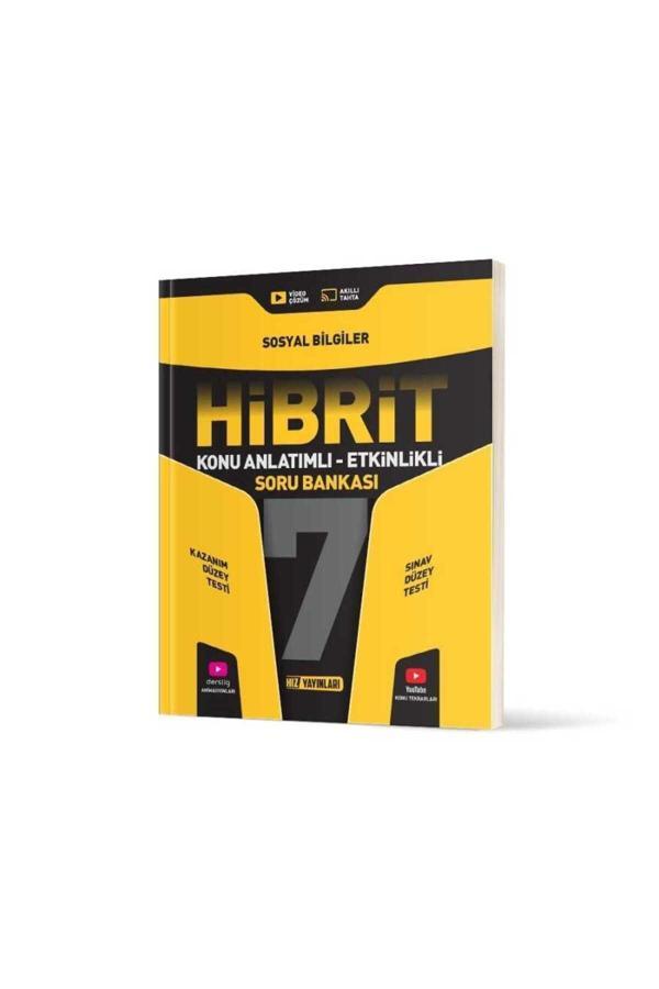 Hız Yayınları 7. Sınıf Sosyal Bilgiler Hibrit Konu Anlatımlı Etkinlikli Soru Bankası - Hız Yayınları - Image 1