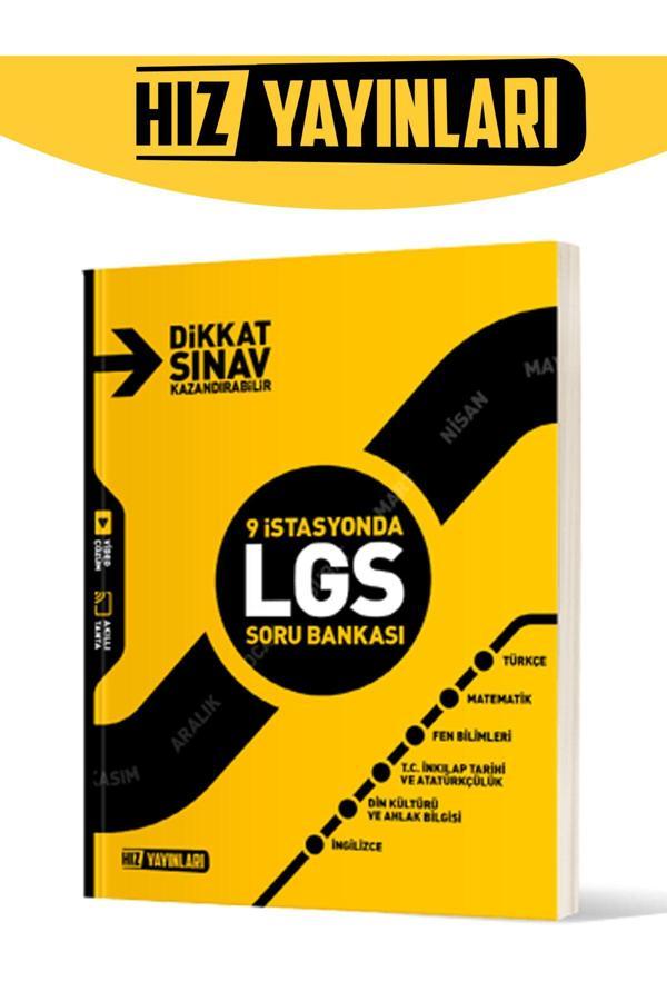 Hız Yayınları 8. Sınıf 9 İstasyonda Lgs Soru Bankası - Hız Yayınları - Image 1