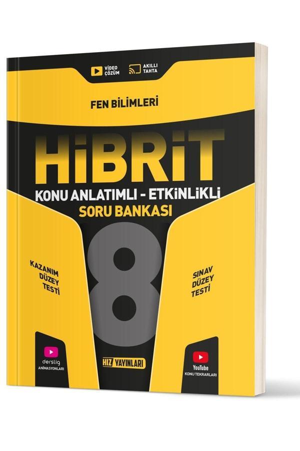 Hız Yayınları Hız Lgs 2025 8. Sınıf Fen Bilimleri Hibrit Konu Anlatımlı - Etkinlikli Soru Bankası - Hız Yayınları - Image 1