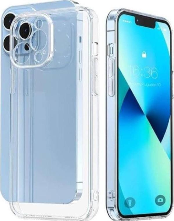 TeknoBA İphone 13 Pro Şeffaf Darbe Emici Kılıf - Image 1