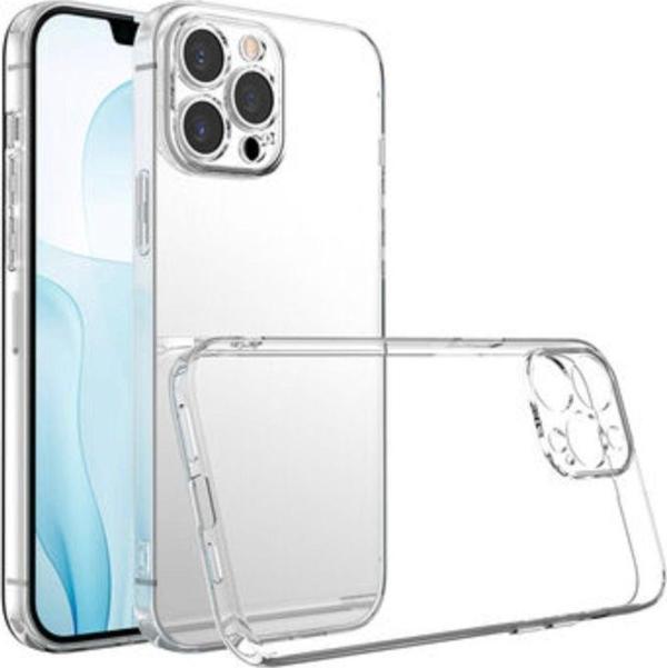 TeknoBA İphone 13 Promax Darbe Emici Kamera Korumalı Şeffaf Kılıf - Image 1