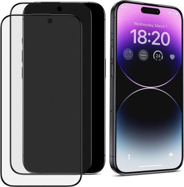 TeknoBA İphone 14 Pro Uyumlu Mat Parmak İzi Bırakmayan Nano Teknoloji Esnek Ekran Koruyucu - Image 1