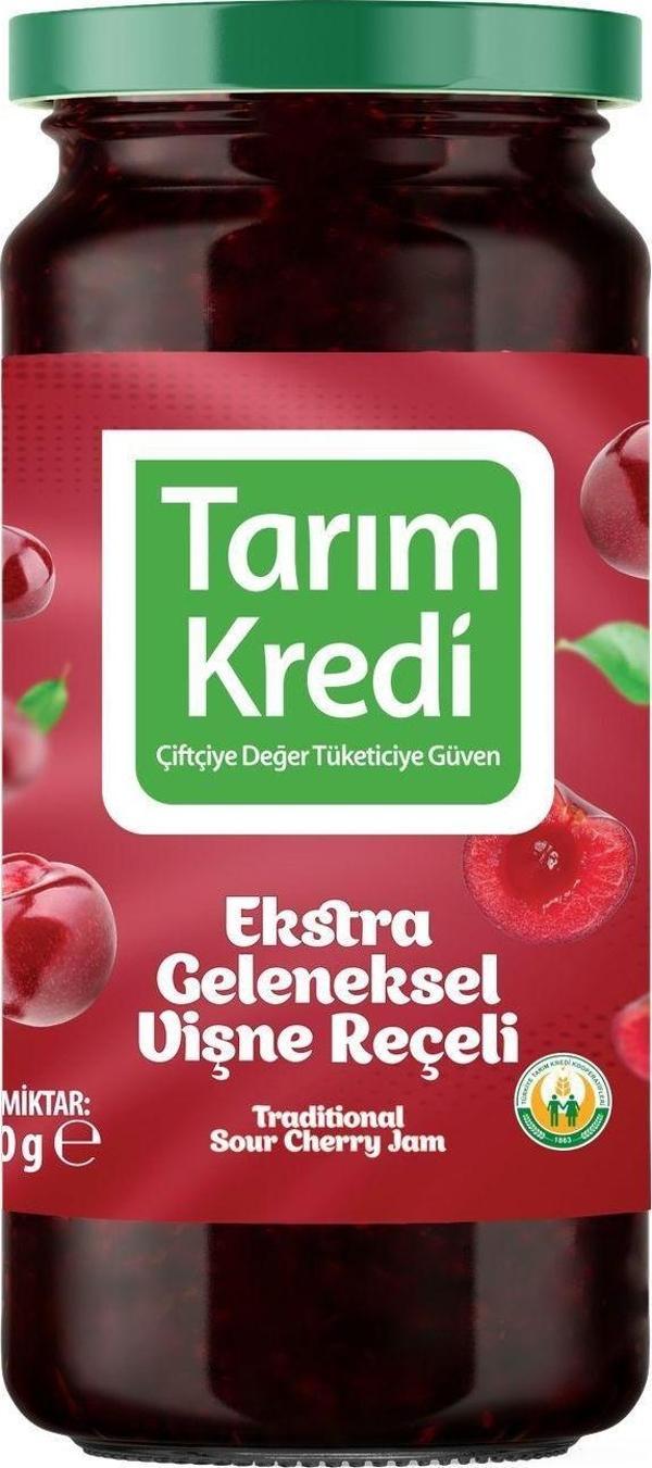 TARIM KREDİ EXTRA GELENEKSEL VİŞNE REÇELİ 380GR - Image 1