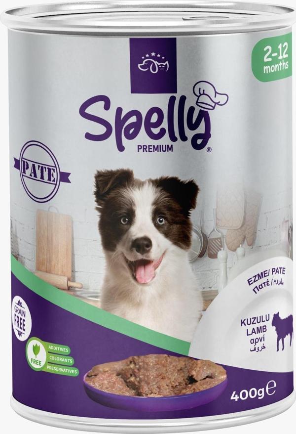 SPELLY YAVRU KÖPEK KUZULU YAŞ MAMA 0,4 KG X 12 - Image 1