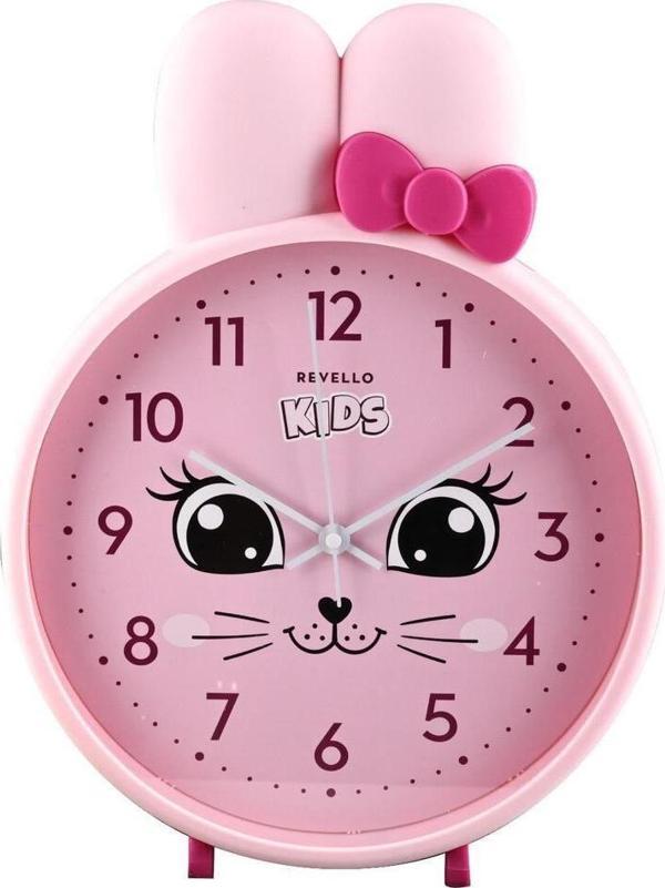 Revello Çocuk Odası Pembe Renkli Duvar Saati 27X39 Cm Özel Üretim - Image 1