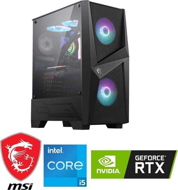 MSI Gaming Pc / 8 Gb Rtx-4060 / 13.Nesil İ5-13400F / 16 Gb Ddr4 Ram / 1 Tb M.2 Ssd / Win11 Pro - Image 1