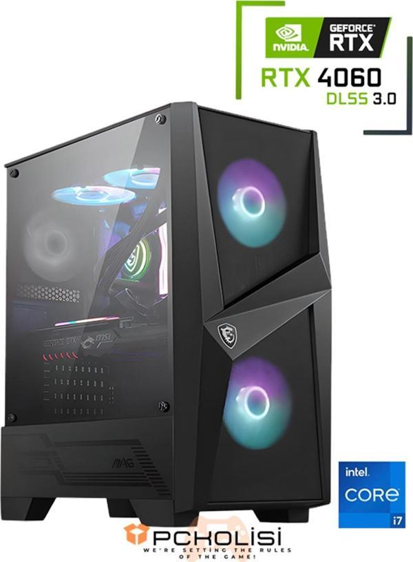 MSI İntel Core İ7 13700F / 16Gb Ddr4 / 1 Tb 3300-3100 Mb /S M2 Ssd / Rtx4060Ti Gamıng Masaüstü Pc - Image 1