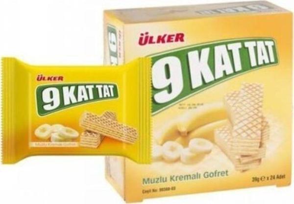 Ülker 9 Kat Tat Muzlu Gofret 39 Gr X 24 Adet - Image 1