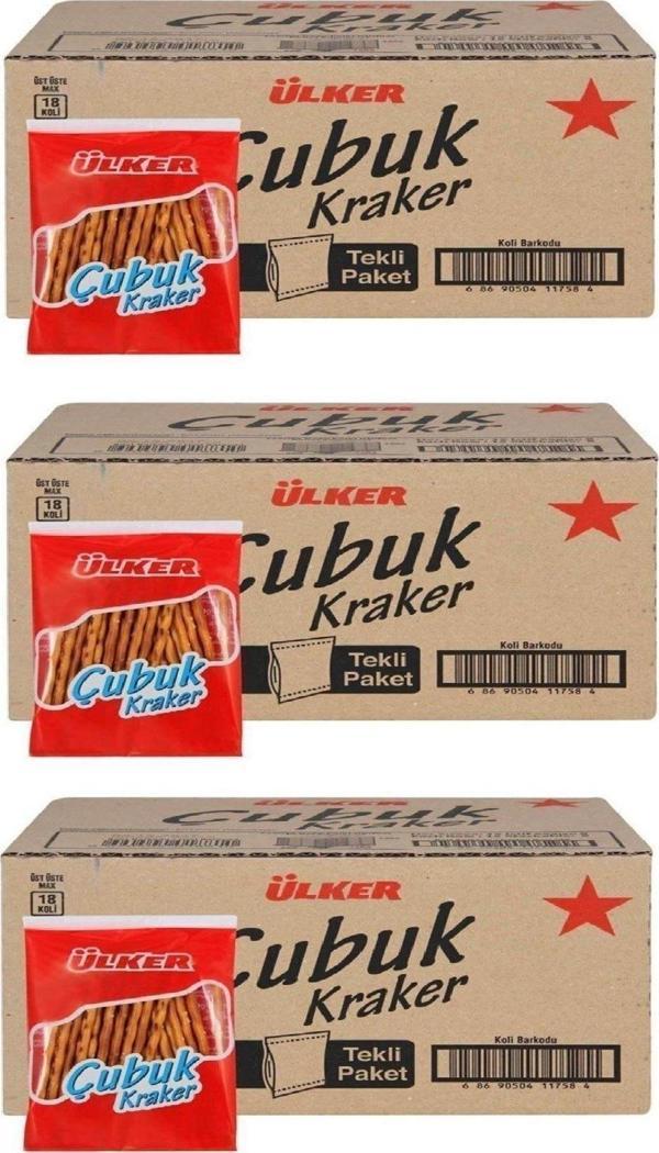 Ülker Ulk Çubuk Kraker Sade 40 Gr X 108 Adet - Image 1