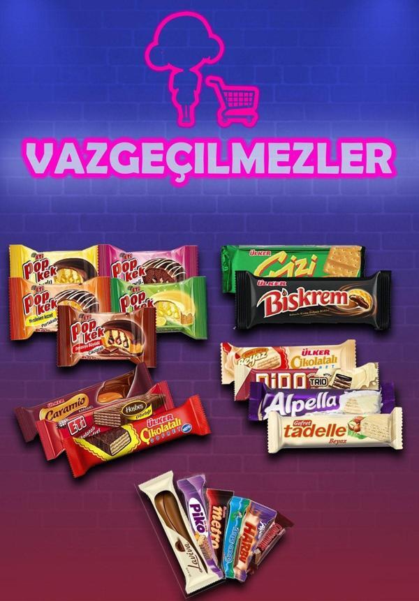 Ülker Vazgeçilmeyen Lezzetler 20 Parça. Tohumlu Kalem Hediyeli - Image 1
