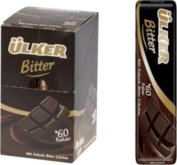 Ülker Bol Kakaolu Bitter Baton Çikolata 30 Gram X (12 Adet) - Image 1