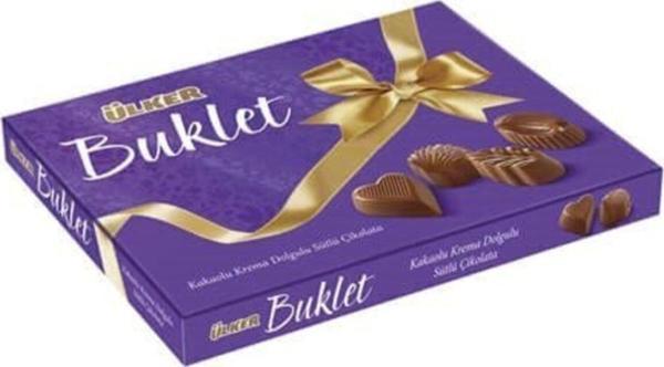 Ülker Buklet Dolgulu Ikramlık Çikolata 200 G 6 Adet - Image 1