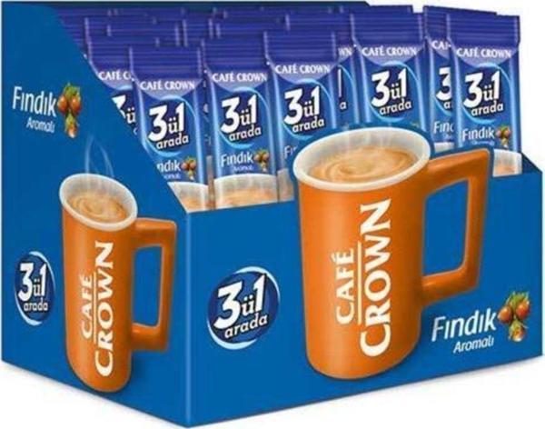 Ülker Cafe Crown 3'Ü 1 Arada Fındıklı 13 G (40 Adet) - Image 1