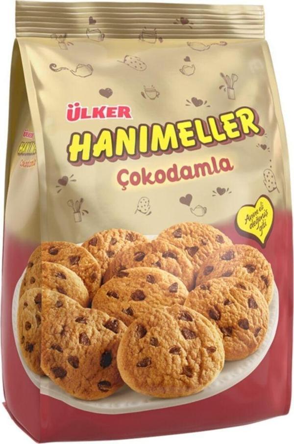 Ülker Hanımeller Çokodamla Kakaolu Damla Bisküvi 150 Gr X 5 Adet - Image 1
